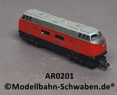 Arnold 0201 N Diesellok V200 001, DB, Bz.1964-66, Vintage