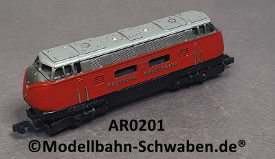 Arnold 0201 N Diesellok V200 001, DB, Bz.1964-66, Vintage