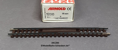 Arnold 1200 N Unterbrechergleis 111 mm, beidseitig getrennt