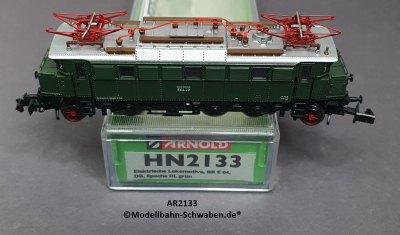 Arnold 2133 N E-Lok E 04 22, DB, grün, DSS, OVP