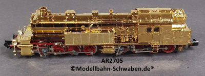 Arnold 2705 N Dampf Tenderlok BR 96 (ex bay Gt2x4/4), ohne Antrieb/Elektrik, rollfähig, vergoldet, OVP