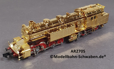 Arnold 2705 N Dampf Tenderlok BR 96 (ex bay Gt2x4/4), ohne Antrieb/Elektrik, rollfähig, vergoldet, OVP