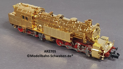 Arnold 2705 N Dampf Tenderlok BR 96 (ex bay Gt2x4/4), ohne Antrieb/Elektrik, rollfähig, vergoldet, OVP