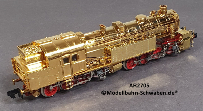 Arnold 2705 N Dampf Tenderlok BR 96 (ex bay Gt2x4/4), ohne Antrieb/Elektrik, rollfähig, vergoldet, OVP