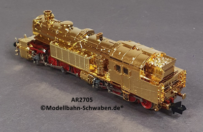 Arnold 2705 N Dampf Tenderlok BR 96 (ex bay Gt2x4/4), ohne Antrieb/Elektrik, rollfähig, vergoldet, OVP