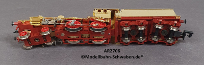 Arnold 2706 N Dampf Tenderlok BR 36, ohne Antrieb/Elektrik, rollfähig, vergoldet, OVP