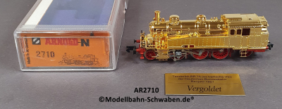 Arnold 2710 N Dampf Tenderlok BR 75, ohne Antrieb/Elektrik, rollfähig, vergoldet, OVP