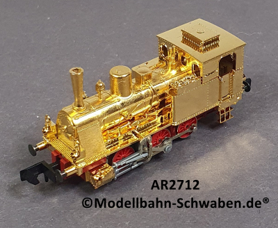 Arnold 2712 N Dampf Tenderlok T3, ohne Antrieb/Elektrik, rollfähig, vergoldet, OVP