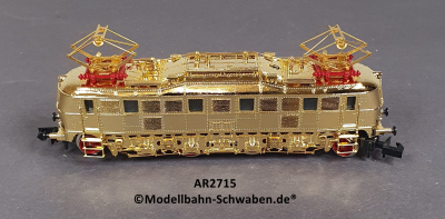 Arnold 2715 N Elektrolok E18, ohne Antrieb/Elektrik, rollfähig, vergoldet, OVP
