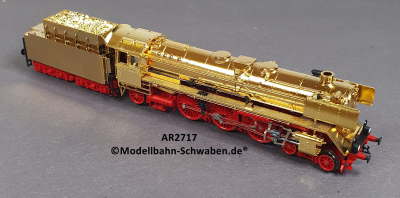 Arnold 2717 N Schlepptender Dampflok BR 01.5, ohne Antrieb/Elektrik, rollfähig, vergoldet, OVP