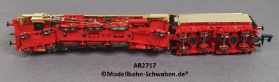 Arnold 2717 N Schlepptender Dampflok BR 01.5, ohne Antrieb/Elektrik, rollfähig, vergoldet, OVP