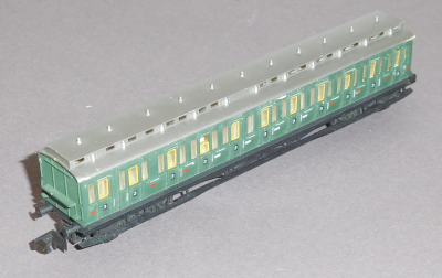 Arnold 3394 N Abteilwagen 3.Kl., grün, DRG