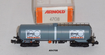 Arnold 4708 Kesselwagen 100 Jahre EVA, 4-achsig, grau, OVP