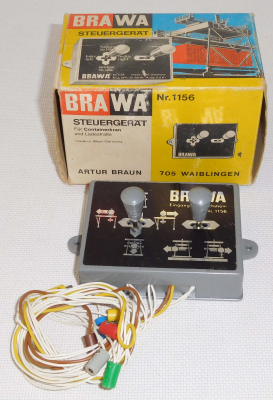 Brawa 1156 Steuergerät für Containerkran und Ladestrasse, OVP