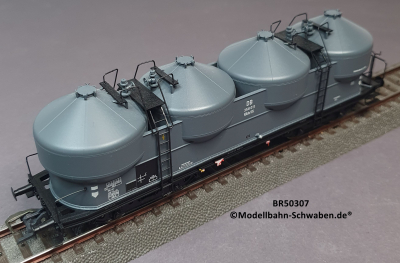 Brawa 50307 H0 Staubbehälterwagen Kkds 55, BN 358 011, DB, OVP