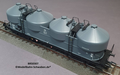 Brawa 50307 H0 Staubbehälterwagen Kkds 55, BN 358 011, DB, OVP