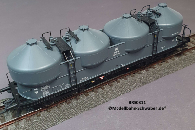 Brawa 50311 H0 Staubbehälterwagen Kkds 55, BN 358 014, DB, OVP