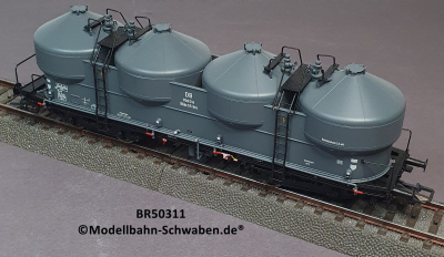 Brawa 50311 H0 Staubbehälterwagen Kkds 55, BN 358 014, DB, OVP