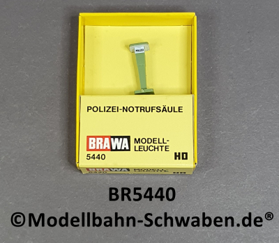 Brawa 5440 H0 Polizei-Notrufsäule, OVP