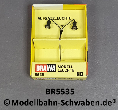 Brawa 5535 H0 Aufsatzleuchte für Oberleitungsmast, OVP