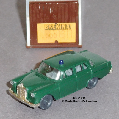 Brekina 1811 M1:87 PKW Mercedes Benz 190 Limousine Polizei, OVP