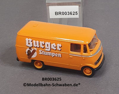 Brekina 3625 M1:87, MB L 319 Kasten, Burger Stumpen, EVP