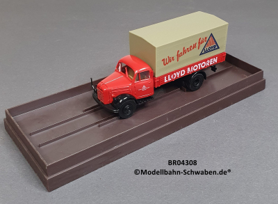 Brekina 4308 M1:87 Borgward Pritsche Wir fahren für Lloyd, OVP