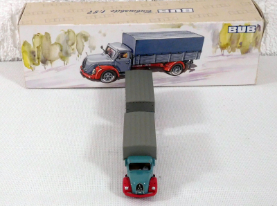 BUB 07450 MAGIRUS S6500 PLANENHÄNGERZUG “SINALCO KOLA” 1:87 OVP