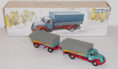 BUB 07450 MAGIRUS S6500 PLANENHÄNGERZUG “SINALCO KOLA” 1:87 OVP