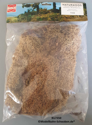 Busch 7350 Naturmoos, grau/braun, 70g, OVP