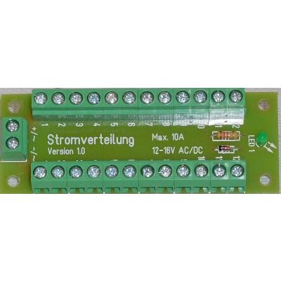 DK920002 Doelka Stromverteiler mit Status LED 12-16V AC/DC 10A