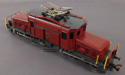 ETS 107S Spur 0, M1:45, Blech/TinPlate DC, De 6/6 Seetal-Krokodil rot-braun Nr. 15302 m.Sound, SBB, OVP