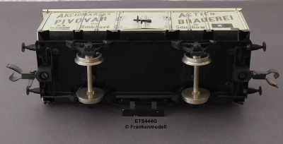 ETS 444G Spur 0, M1:45, Blech/TinPlate Bierwagen Smichow Pivovar, Reihe LP, K.K.St.B.