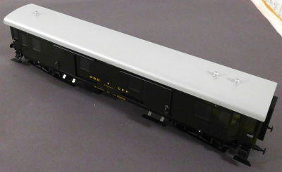 ETS 512 Spur 0, M1:45, Blech/TinPlate Dienst-/Gepäckwagen, SBB, OVP