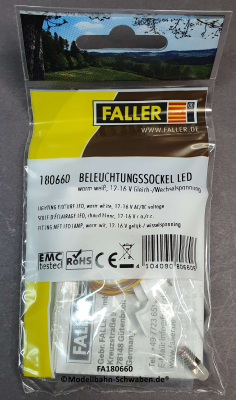 Faller 180660 Beleuchtungssockel LED, OVP