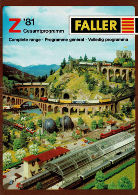 Faller Hauptkatalog für Miniclub Z 1981