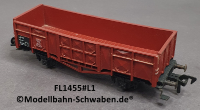 Fleischmann 1455 H0 Hochbordwagen, Ommu29, BN 885 000, DB