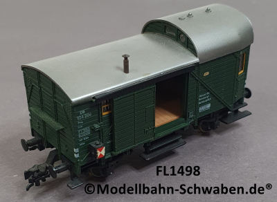 Fleischmann 1468 H0 Güterzugbegleitwagen m. Innen- und Zugschlussbeleuchtung, DB, OVP