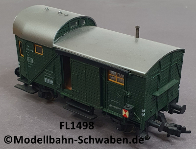Fleischmann 1468 H0 Güterzugbegleitwagen m. Innen- und Zugschlussbeleuchtung, DB, OVP