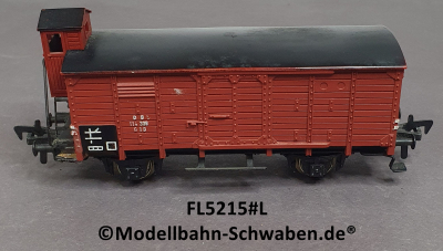 Fleischmann 1484 H0 Gedeckter Güterwagen G10, BrHs, BN 114 339, DB