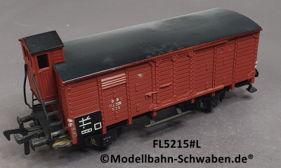 Fleischmann 1484 H0 Gedeckter Güterwagen G10, BrHs, BN 114 339, DB