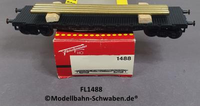 Fleischmann 1488 H0 Flachwagen SSkm 49, bel., DB, OVP
