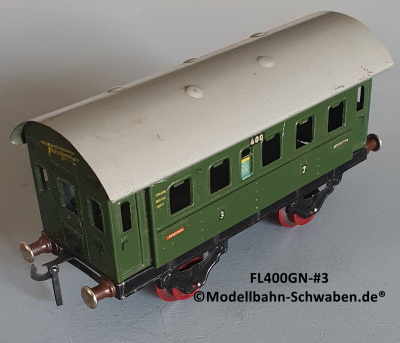 Fleischmann 400GN Spur 0, Personenwagen, grün
