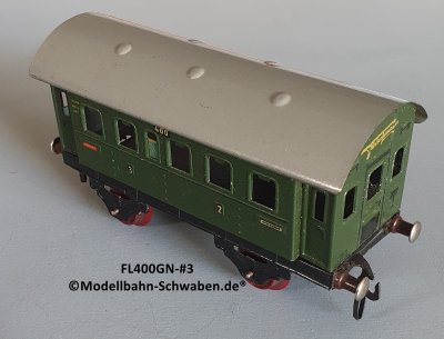 Fleischmann 400GN Spur 0, Personenwagen, grün
