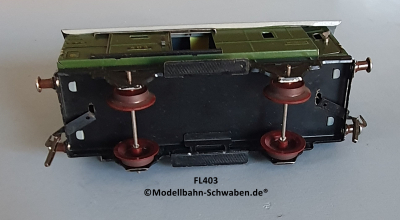 Fleischmann 403 Spur 0, Packwagen m. Schwenk- und Schiebetüren Fleischmann 403 Spur 0, Packwagen m. Schwenk- und Schiebetüren