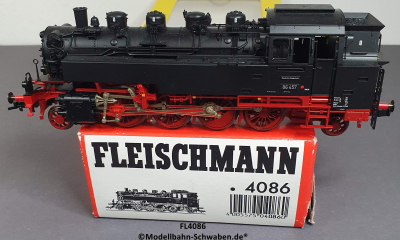 Fleischmann 4086 H0 Dampflok BR 86 457, DR, OVP