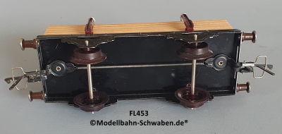 Fleischmann 453 Spur 0, Bretterwagen, 2-achs, Metall Fleischmann 453 Spur 0, Bretterwagen, 2-achs, Metall