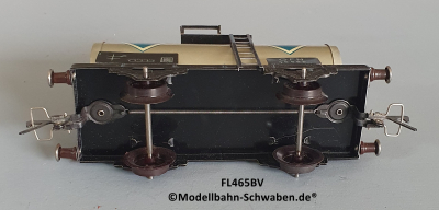 Fleischmann 465 BV Spur 0, Kesselwagen ARAL, 2-achs, Metall