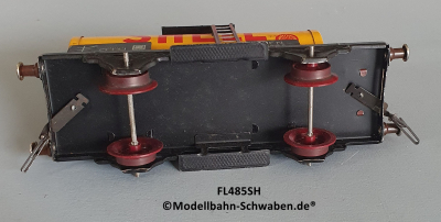 Fleischmann 485 SH Spur 0, Kesselwagen SHELL, 2-achs, Metall, Bremserhaus Fleischmann 485 SH Spur 0, Kesselwagen SHELL, 2-achs, Metall, Bremserhaus