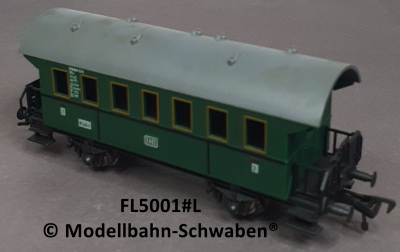 Fleischmann 5001 H0 Lokal-/Nebenbahn Personenwagen, 2.Kl., BN 51190 München, DB